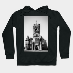 Pierhead Building Black and White Hoodie